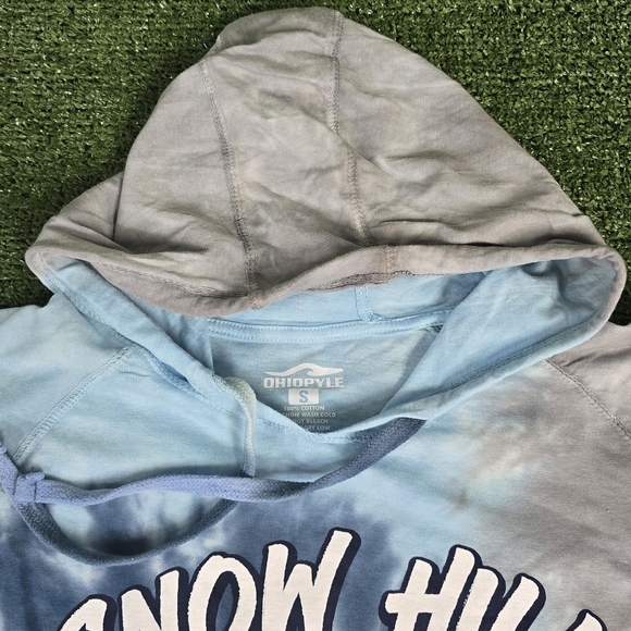 OHIOPYLE | 100% COTTON HOODED TYE DYED LIGHTWEIGHT LONG SLEEVE SHIRT w\ POCKET - Picture 4 of 13